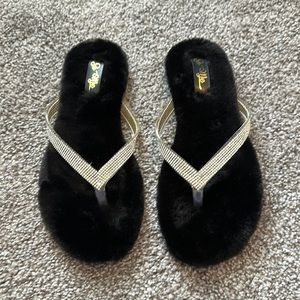 Brand New Diamon Flip Flops
